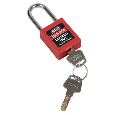 Sealey Ev11 Safety Lockout Padlock from B&Q