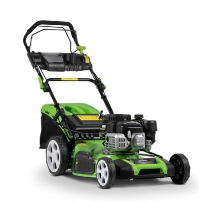 Sealey Dellonda Self-Propelled Petrol Lawnmower Grass Cutter 144Cc 18"/46Cm 4-Stroke from B&Q