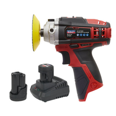 Sealey CP1205KIT Cordless Polisher Kit Ø71mm 12V - 2 Batteries - Image 4