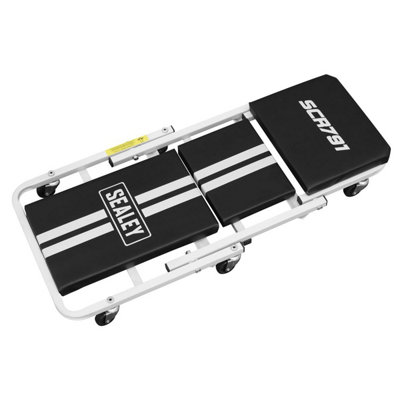 B&Q -  Scr791 Compact Steel Creeper/seat With 6 Wheels