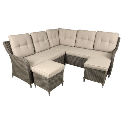 Sealey Dg72 Dellonda Chester Rattan Wicker Outdoor Furniture Extra Large B&Q
