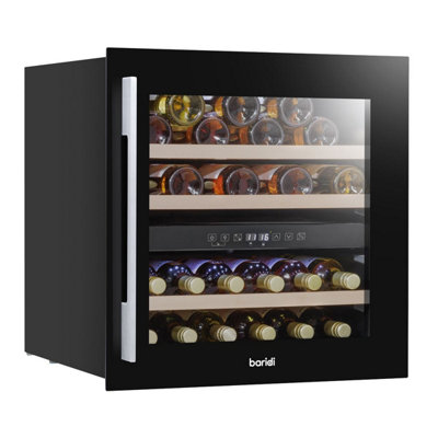 B&Q -  Dh117 Baridi 36 Bottle Wine Fridge & Cooler 60Cm