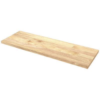 B&Q -  Apms30Wb Superline Pro Black Edition Rubber Wood Worktop 1360mm