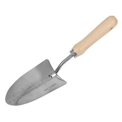 Sealey Gtwh003 Premier Hand Trowel Hand Trowel With Ash Handle & Stainless Steel Blade from B&Q