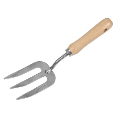 Sealey Gtwh007 Premier Garden Hand Fork With Ash Handle & Stainless Steel Tines from B&Q