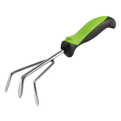 Sealey Gtsg011 Hand Cultivator With Soft Grip Handle & Stainless Steel Tines Size 15