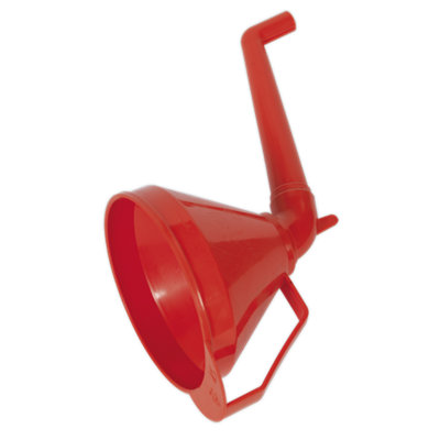 Sealey Funnel with Fixed Offset Spout & Filter Medium 160mm - Image 5