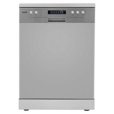 B&Q -  Freestanding DishwasherFull SizeStandard 60Cm Wide With 13 Place Settings6 Programs & Led DisplaySilverDh280