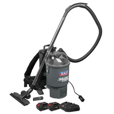 Sealey Cp40Vbvkit Cordless Backpack Vacuum Kit Sv20 Series 40V from B&Q