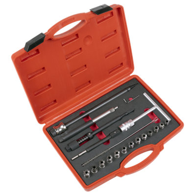 B&Q -  Diesel Injector Seat Cutter Set 21Pc