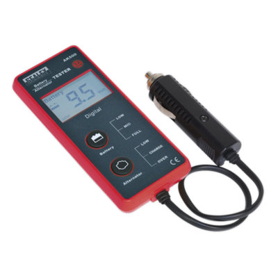Sealey Battery & Alternator Tester With Lcd Screen 12V from B&Q