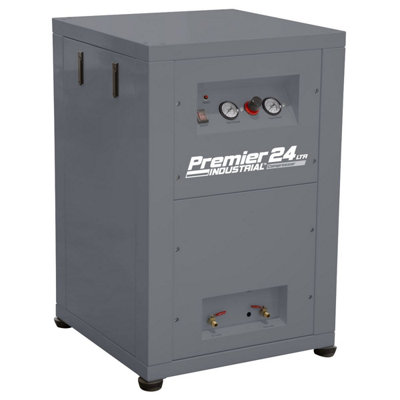B&Q -  Sac01Vln Oil Free Low Noise Air Compressor 24L Direct Drive 3Hp