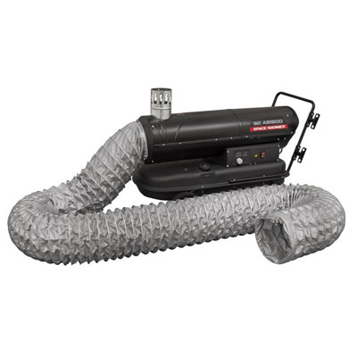Sealey Abi600Combo Space Warmer Indirect Kerosene/diesel Heater 68,000Btu/hr With 5M Ducting