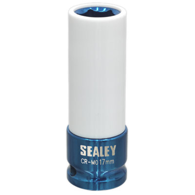 B&Q -  Alloy Wheel Impact Socket 1/2"sq Drive 17mm