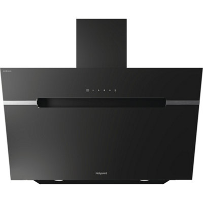 Hotpoint - 90cm Chimney Cooker Hood - Black - Touch Control - 570 m³/h Extraction - Image 8