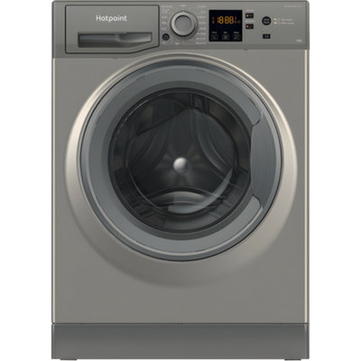 Hotpoint Nswm 1046 Gg UkGraphite Freestanding 10Kg Washing Machine1400 RpmA Energy from B&Q