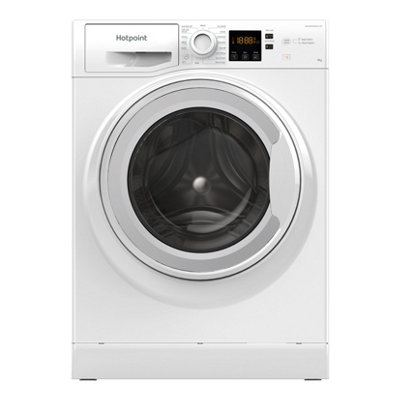 Hotpoint Antistain 9Kg Washing Machine, 1400Rpm, , Steam Hygiene, A-Rated NSWM946WUK - Image 8