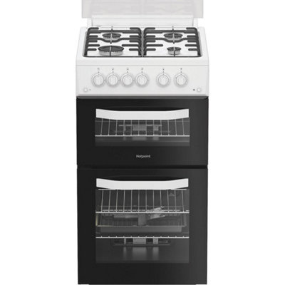 Hotpoint Hdg5GcwWhite Gas Double Cooker59LA+ Energy from B&Q