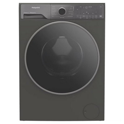 B&Q -  Hp-105Ga-Care-Uk 1400Rpm Washing Machine 10Kg Load Class A Grey