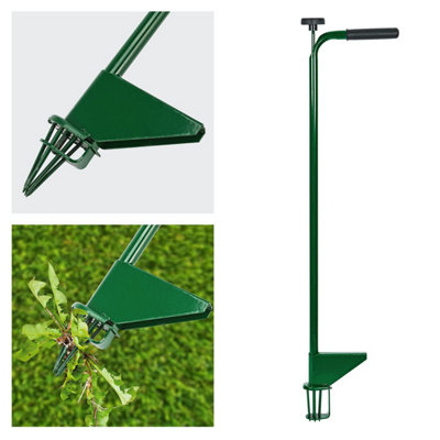Taylor & Brown Steel Weed Puller Claw Lawn Easy Weeder Root Remover Killer Grabber Long Handled Garden Tool from B&Q