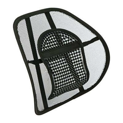 Taylor & Brown Mesh Back Support For Office Chair/car Seat - Lumbar Support With Elastic Strap For Back Pain Relief