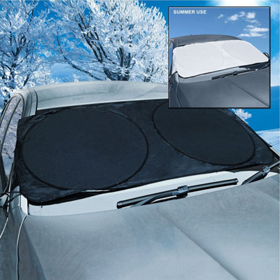 Taylor & Brown Car Windscreen Frost & Sun Cover 150X70Cm All Weather IceSnowDust Shield & Morning Time Saver