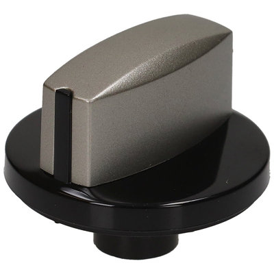 Bosch Hob Burner Control KnobBlack / Silver from B&Q
