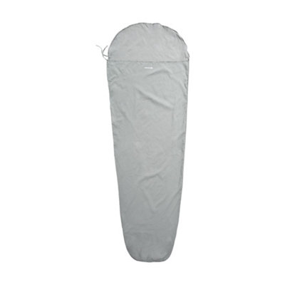 Trespass Adults Slumber Sleeping Bag Liner Grey (One Size) from B&Q