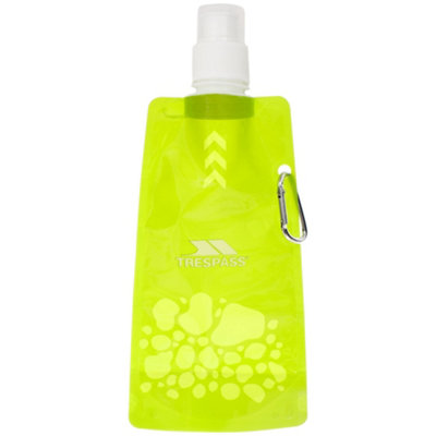 Trespass Hydromatic Collapsible Water Bottle Green (One Size) from B&Q