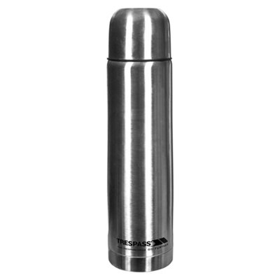 Trespass Thirst 75X Stainless Steel Flask (750Ml) Silver (One Size) from B&Q