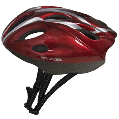 Trespass Childrens/kids Tanky Cycling Safety Helmet Metallic Red (48/52Cm) from B&Q
