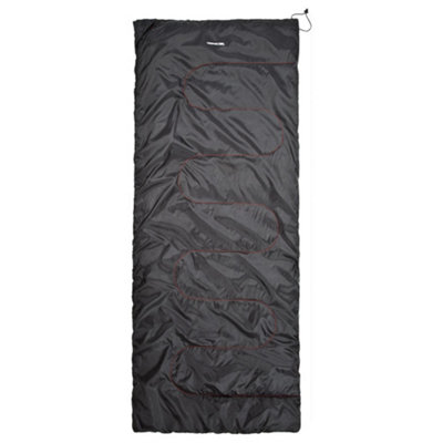 Trespass Envelop 3 Season Sleeping Bag Black (One Size) from B&Q