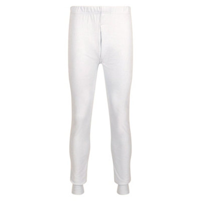 Regatta Professional Mens Thermal Bottoms White (S) from B&Q