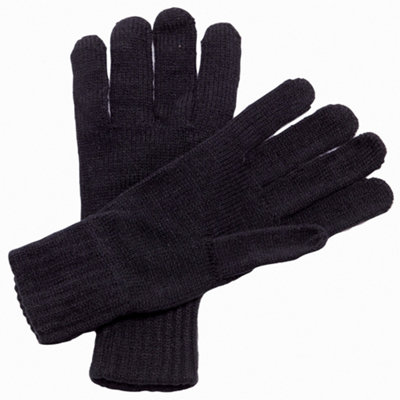  - Regatta Professional Unisex Knitted Winter Gloves Black (One Size)