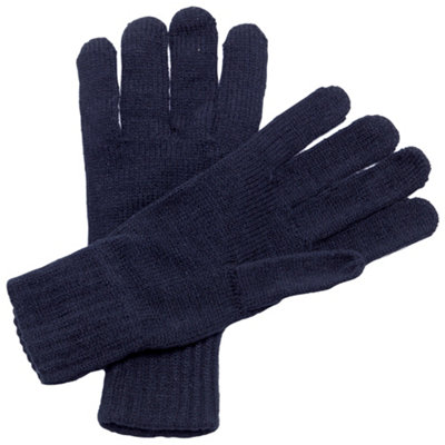 Regatta Professional Unisex Knitted Winter Gloves Navy (One Size)
