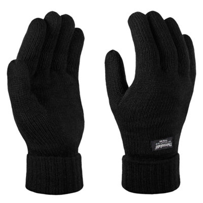  - Regatta Professional Unisex Thinsulate Thermal Winter Gloves Black (One Size)