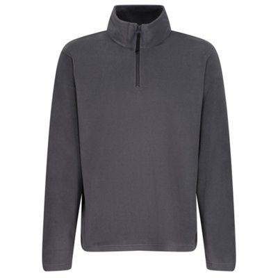 Regatta Professional Mens Micro Zip Neck Fleece Top Seal Grey (M) from B&Q