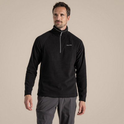 B&Q -  Corey Vi Half Zip Fleece Black Medium