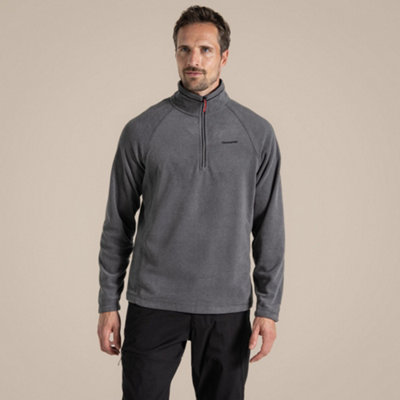 B&Q -  Corey Vi Half Zip Fleece Black Pepper Marl Xx Large