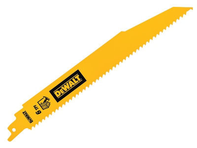 Dewalt Dt90381-Qz Bi-Metal Wood Demolition Reciprocating Blade 228mm X 6 Tpi X5 from B&Q