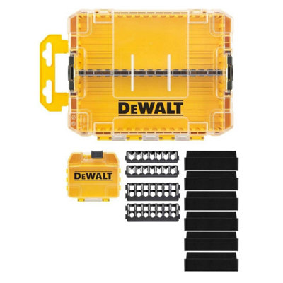 Dewalt Dt70802 Medium Tough Case Organiser + 1X Pozi Bit Small Storage Case from B&Q
