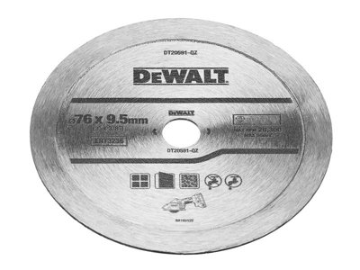 Dewalt Dt20591-Qz Dt20591 Diamond Tile Blade 76mm from B&Q