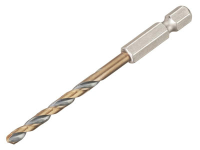 Dewalt And Hex Hss-G Drill Bit 4.0Mm Black/Gold