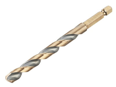 Dewalt And Hex Hss-G Drill Bit 8.5Mm Black/Gold