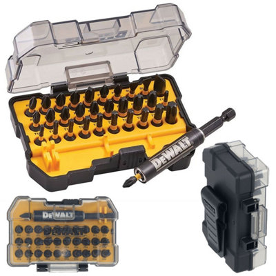 Dewalt Flex Torq Impact Screwdriver Bit Set +Bit Holder Dt70585t-Qz Xms24impac32
