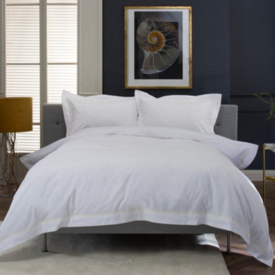 B&Q -  Boutique Hotel Hampstead 200 Thread Count Cotton Duvet Cover Set