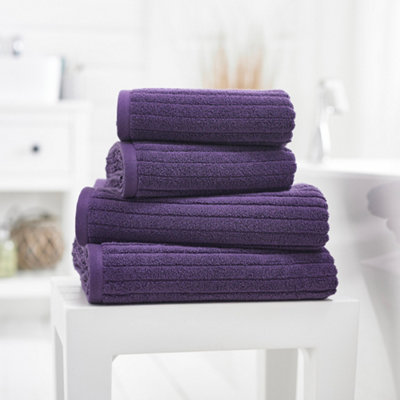 Deyongs Rialto Soft Ribbed Zero Twist  480Gsm 100% Cotton Towels from B&Q