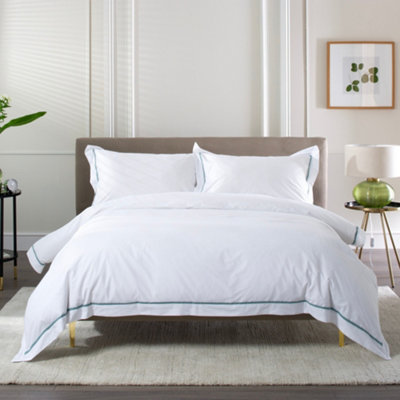 B&Q -  Boutique Hotel Hampstead 200 Thread Count Cotton Duvet Cover Set