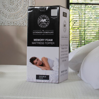 The Lyndon Company Memory Foam Mattress Topper 5Cm Depth from B&Q