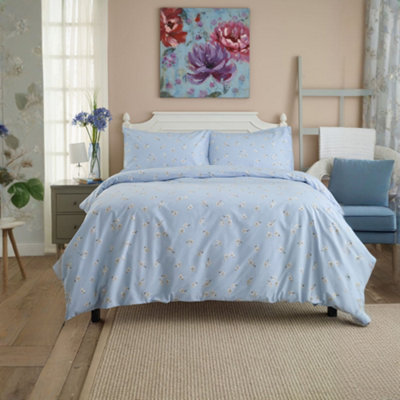 B&Q -  Meadow Printed Cotton Polyester Duvet Set Bedding